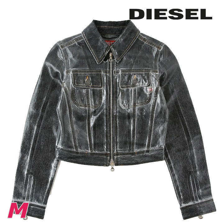 デニムジャケット レディース DE-SLIMMY-Z-FSB コーティング加工 スリムフィット die-l-o-f8-615