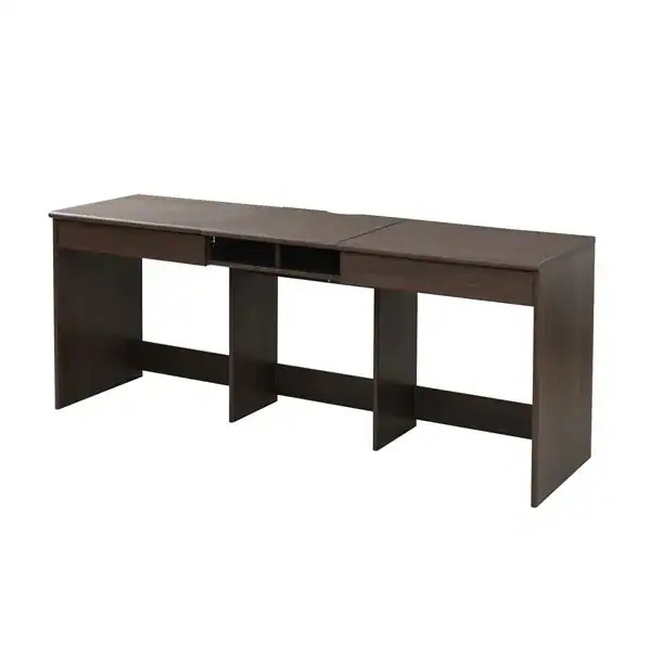 JKプラン オフィスデスク ワイドデスク 幅180.5 奥行50 高さ73.5 FWD-WIDESET-180BR ブラウン