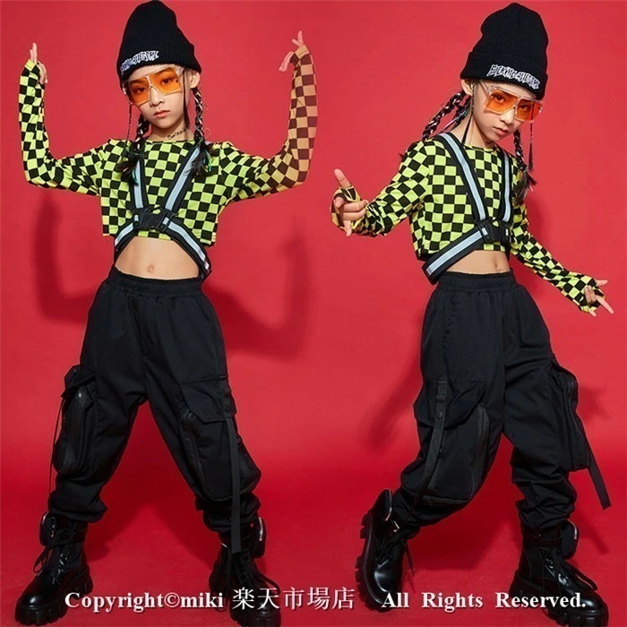【新品プロモ-ション】上下セット 長袖 サルエルパンツ ジャズダンス衣装 キッズ ダンス衣装 パンツ ヒップホップ 子供 ダンス ロングパンツ 体操服 練習着 ガールズ ジャッズ 演出服 ダンスウェア
