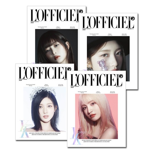 [4種セット] 韓国女性雑誌 L’OFFICIEL Femmes YK EDITION 2024年 春＆夏号 (IVEのレイ＆イソ＆ガウル＆リズ表紙4種セット)