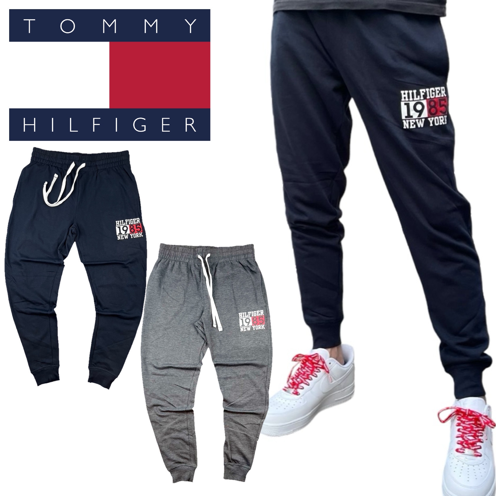 トミーヒルフィガー Tommy Hilfiger ボトムス ジョガーパンツ メンズ スウェット 裏起毛 長ズボン 09T4459 部屋着 ルームウェア TOMMY HILFIGER J