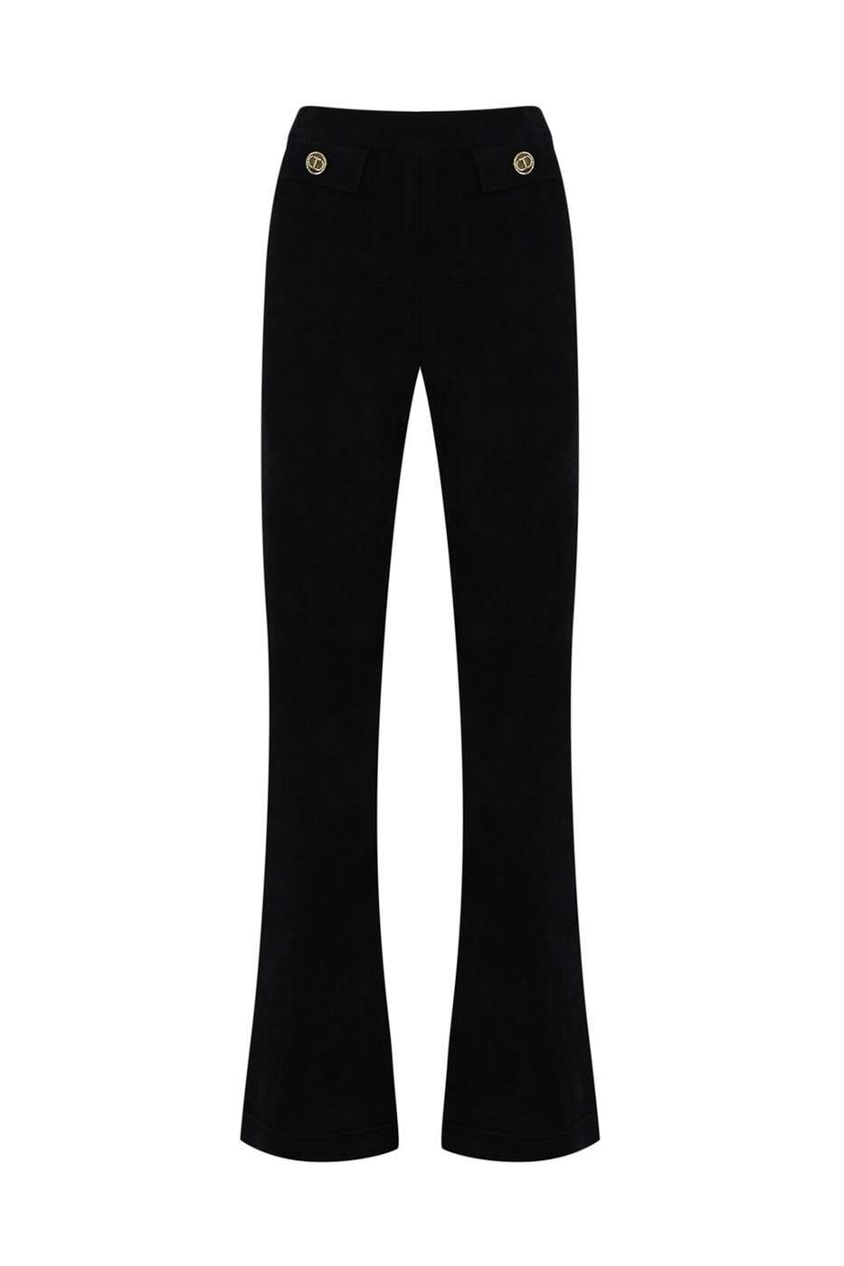 242TT323100006 ブラック 秋冬2024 パンツ レディース ia