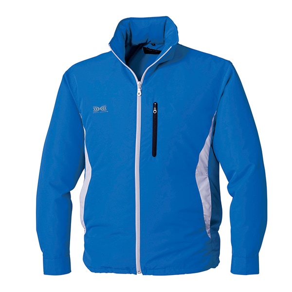 フード付きポリエステル製 ウェアのみ ブルー LLKU90520C04S4