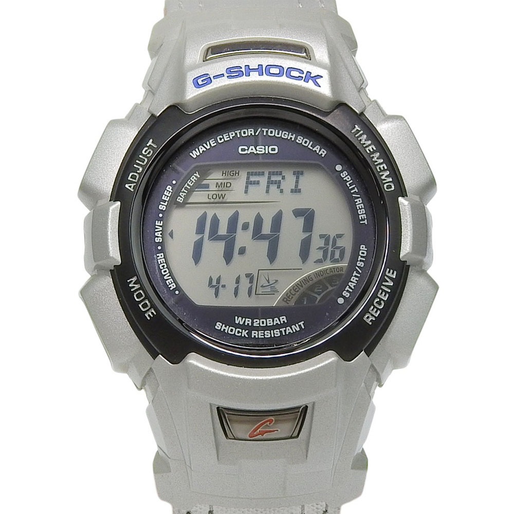 G-SHOCK FDNY(Fire Department City of New York) 限定品 GW-300FMJ-8JR 腕時計 ステンレススチール 樹脂系 シルバー ソーラー電波時計 デジタ