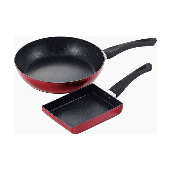 落合務 IH対応マーブルフライパン26cm＆玉子焼 B9129026