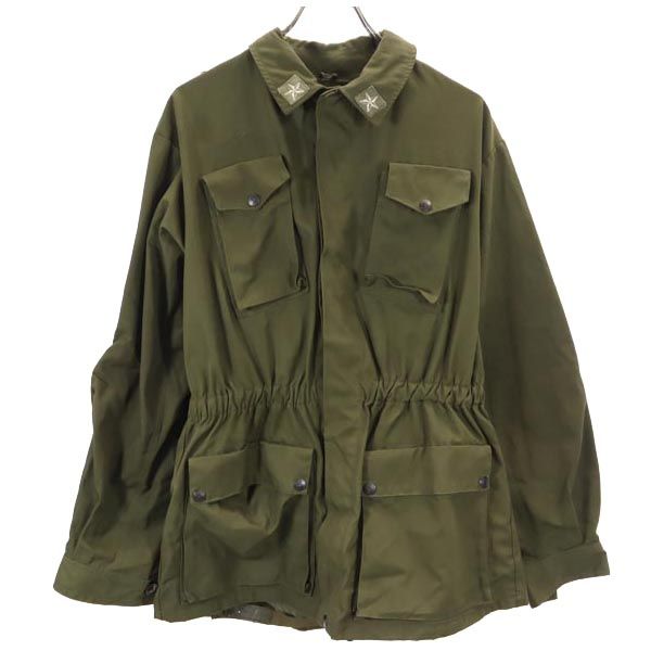 ユーロ ミリタリージャケット L カーキ メンズ 古着