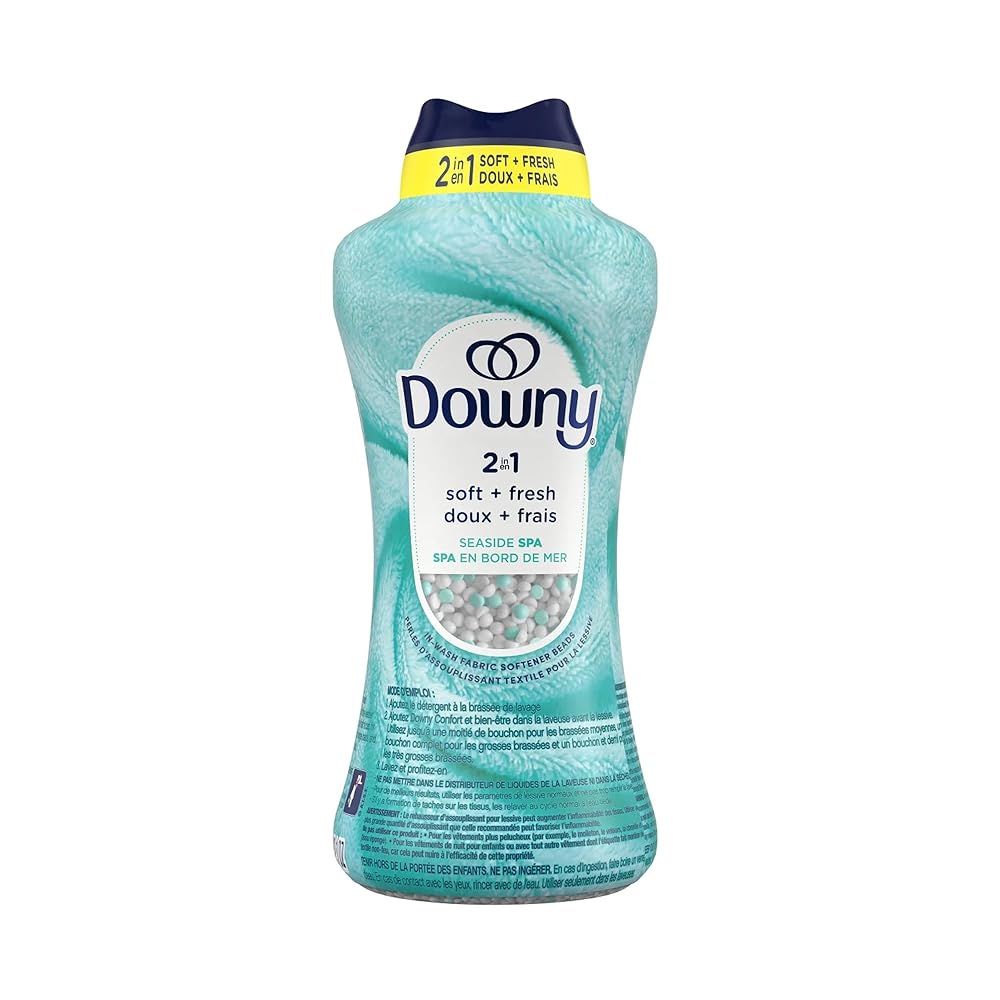 Downy Unstopable 2イン1 ソフト+フレッシュファブリックブースタービーズ 910g -シーサイドスパの香り
