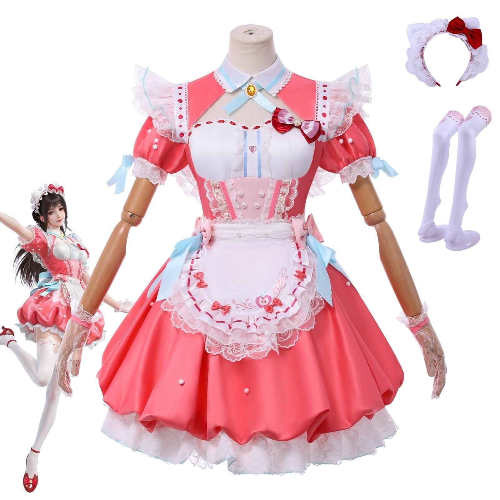 【人気爆売れ】永劫無間cos コスプレ コスチューム永劫無間連動ケイティ猫胡桃コスプレ にじげんいしょう