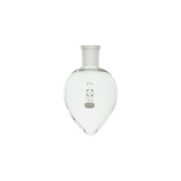 共通摺合梨形フラスコ 100mL (005410-15100)