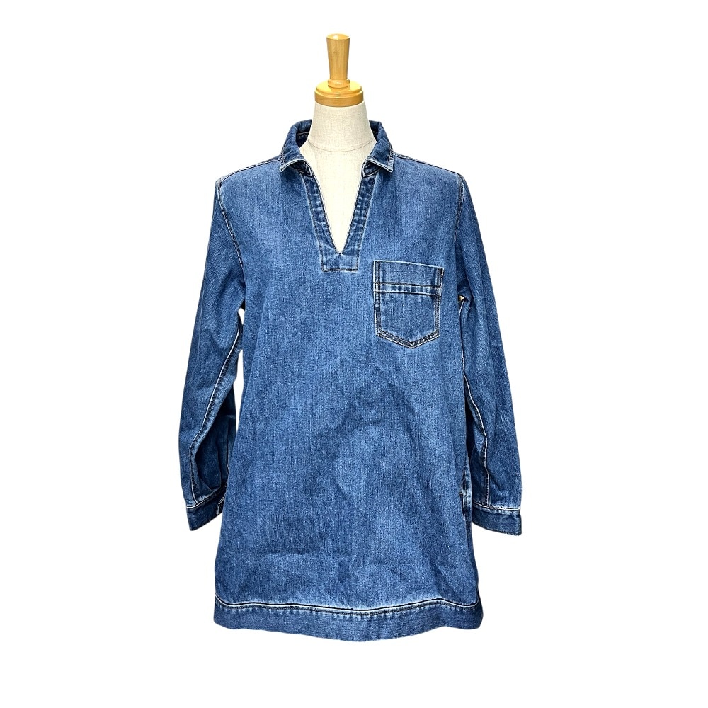 WONEM ウォンエム ワンピース 253040065 デニム アパレル トップス デニム ブルー