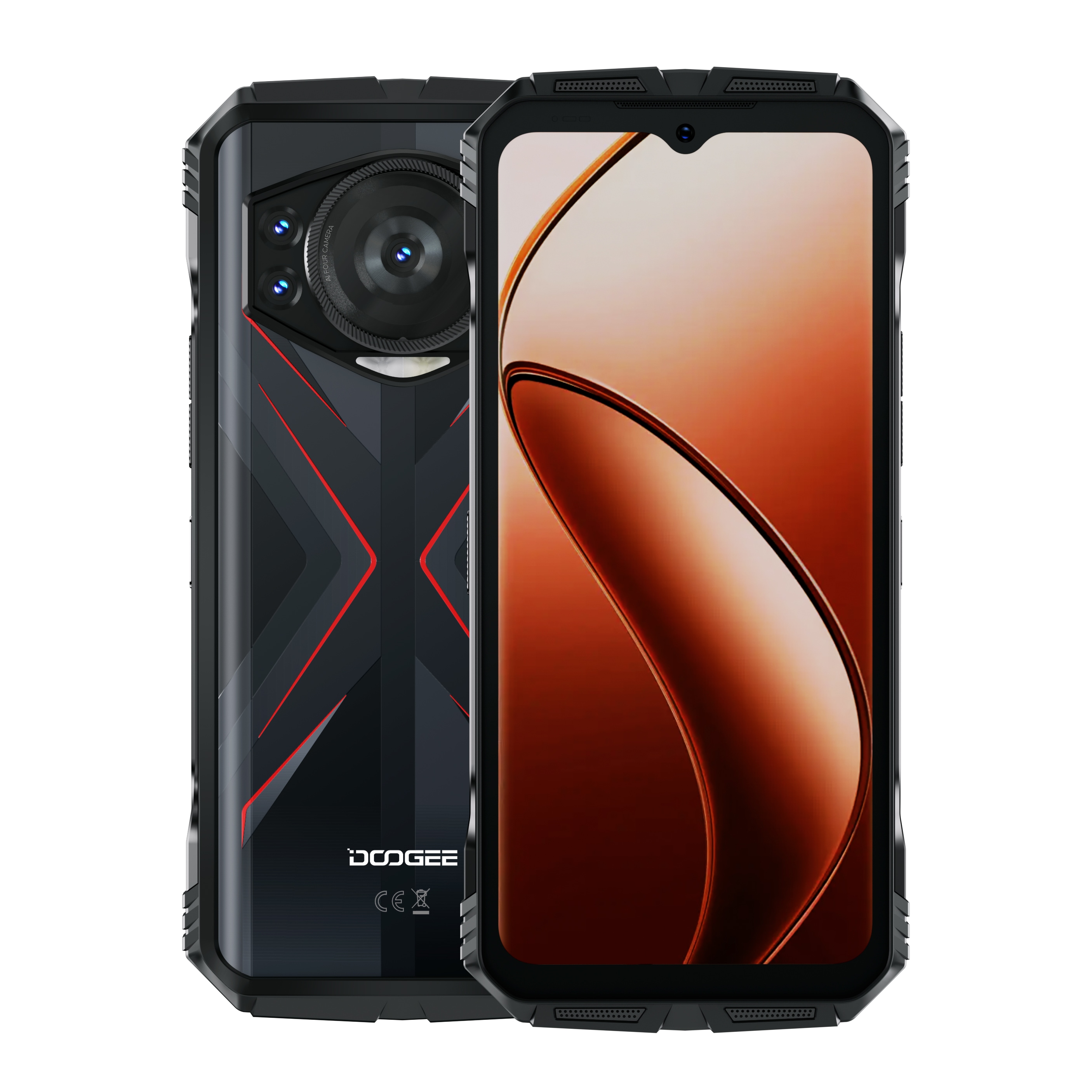 DOOGEE S118 8GB 512GB タフネススマホ スマートフォン本体 日本語+グーグルプレイ対応 日本4大キャリア全てで使えます 5千万画素+1200万画素暗視カメラ