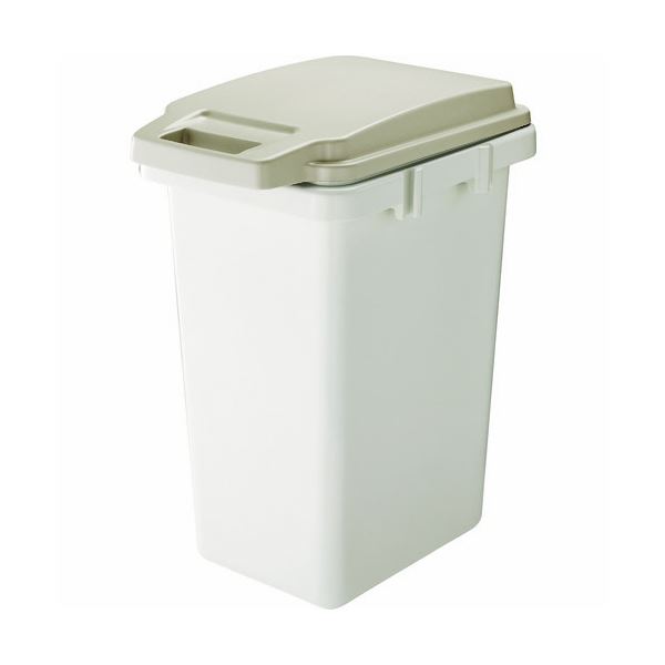 （まとめ）TRUSCO連結ワンハンドパッキンペール 45L ベージュ TRHPP-45-BG 1個(×2セット)