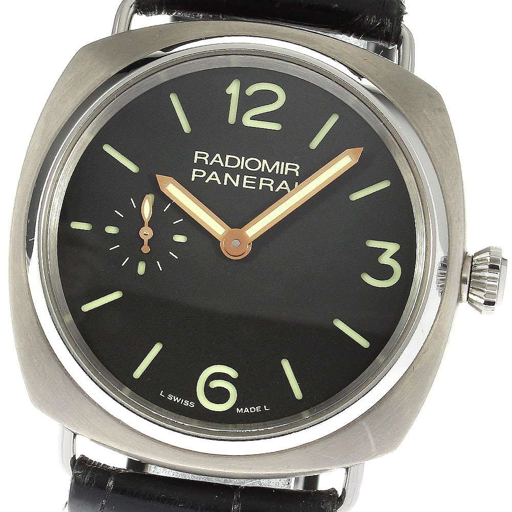 パネライ PANERAI PAM00338 ラジオミール スモールセコンド 手巻き メンズ 箱保証書付き_808867【中古】