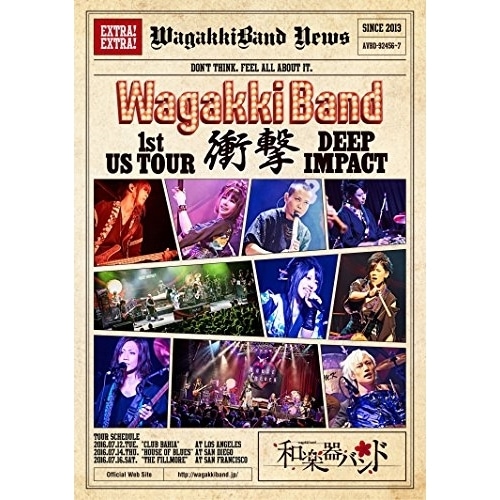 WagakkiBand 1st US Tour 衝撃 -DEEP IMPACT-.. ／ 和楽器バンド (DVD) AVBD-92456