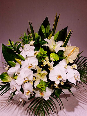 商品ID 5739 アレンジメント　ホワイト系