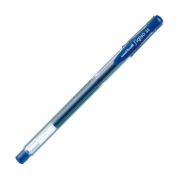 (まとめ) 三菱鉛筆 ゲルインクボールペンユニボール シグノ エコライター 0.5mm 青 UM100EW.33 1セット(10本) (×10セット)
