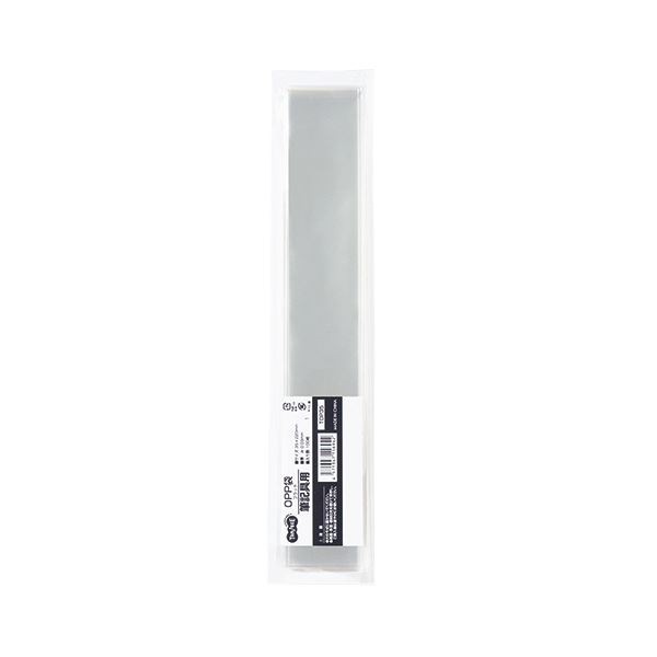 (まとめ) TANOSEE OPP袋 フラット 筆記具用 35×220mm 1セット(1000枚:100枚×10パック) (×10セット)