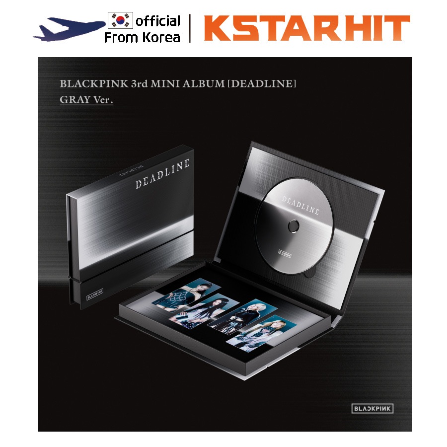 【特典選択】 【4種セット】 (Sliver Ver.) BLACKPINK - DEADLINE(3rd MINI ALBUM)