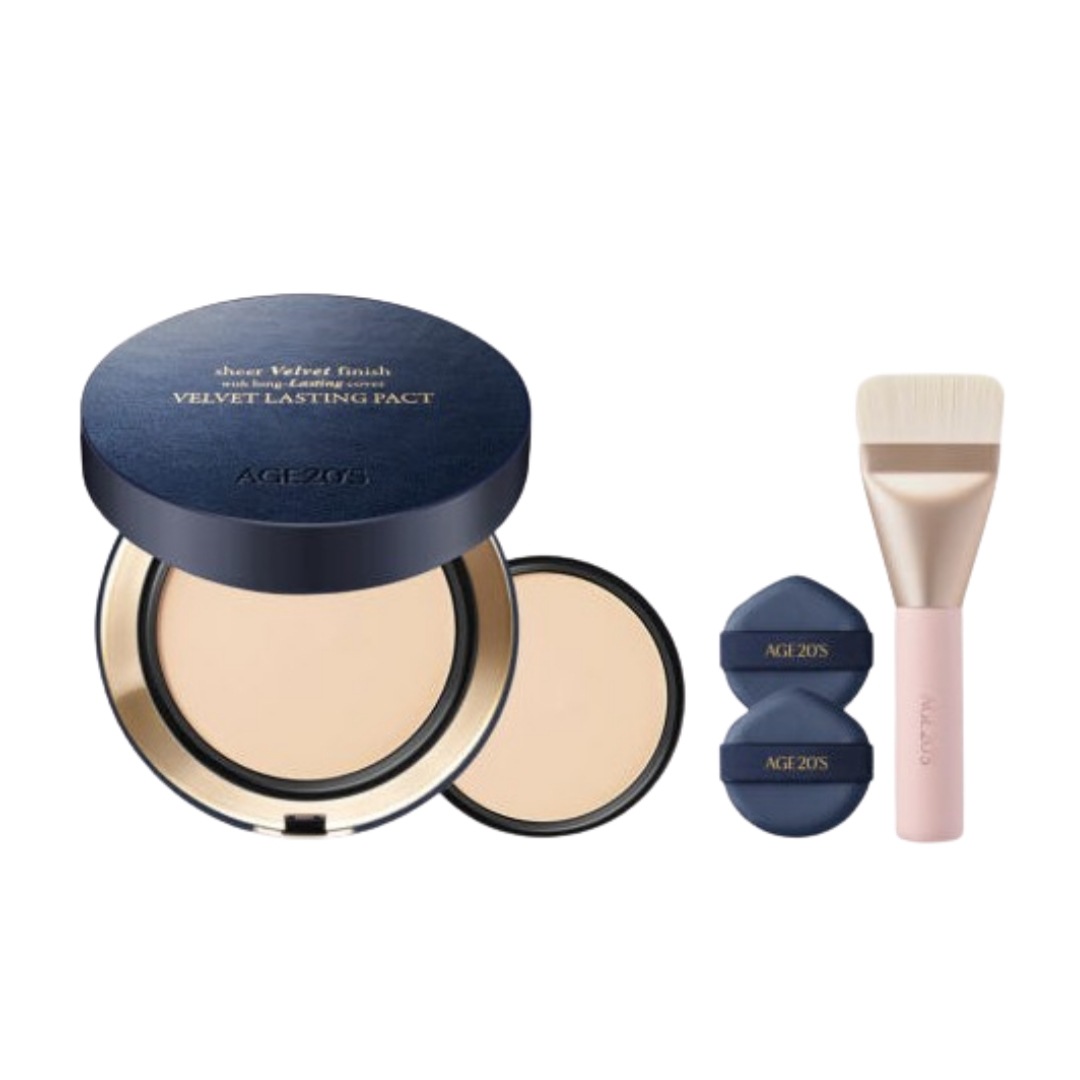 Velvet Lasting クッションファンデ SPF50 PA++++ 韓国コスメ 高カバー 毛穴カバー 保湿 ツヤ肌