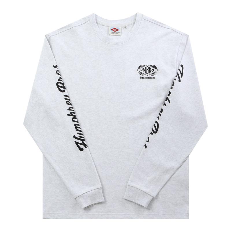 共用HBLブリットカジュアルグラフィック長袖TシャツUR121CRL26 WMG