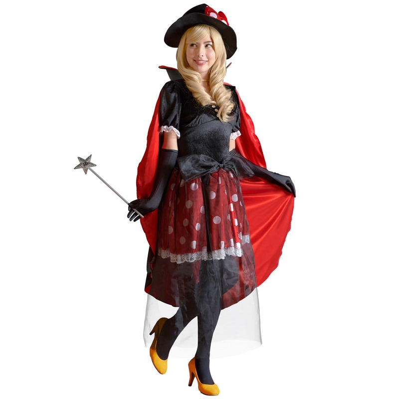 コスプレ 仮装 大人用マジカルミニー 【 コスプレ 衣装 ハロウィン 仮装 コスチューム ディズニー グッズ パーティーグッズ 正規ライセンス品 公式 レディース 女性用 余興 】