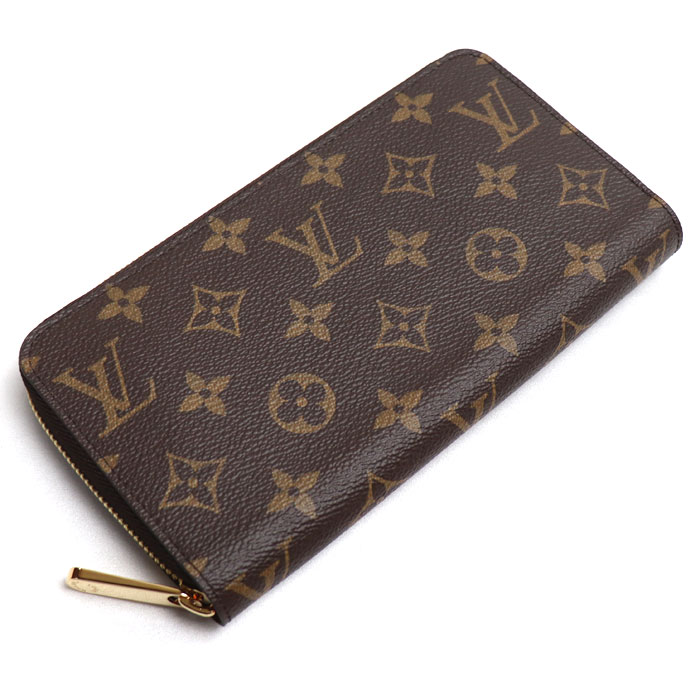 LOUIS VUITTON ルイヴィトン ジッピーウォレット 長財布 ラウンドファスナー モノグラム ブラウン M42616 ICチップ ユニセックス 中古 極美品
