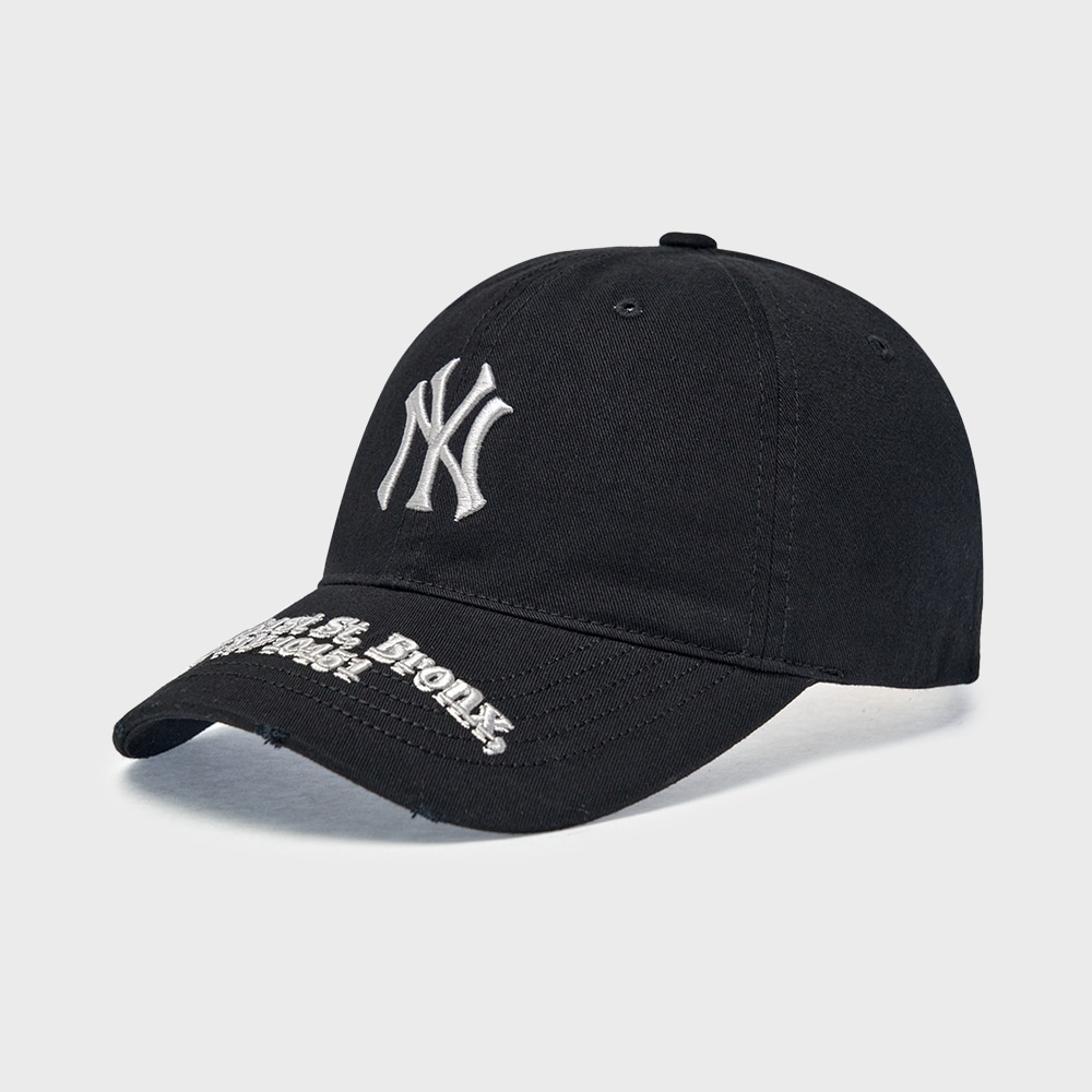 MLB [MLB] ストリートアドレスアンストラクチャードボールキャップ NY (ブラック)