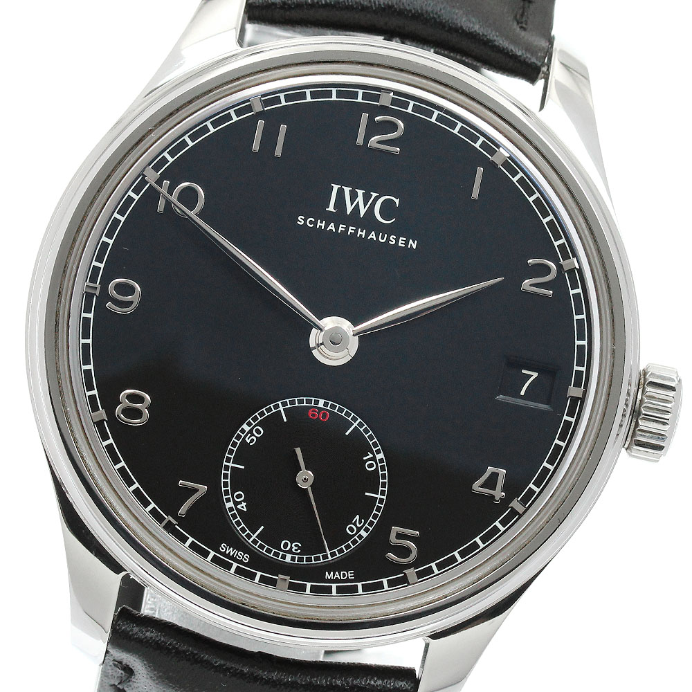 IWC IWC SCHAFFHAUSEN IW510202 ポルトギーゼ 8Days スモールセコンド デイト 手巻き メンズ _951499【中古】