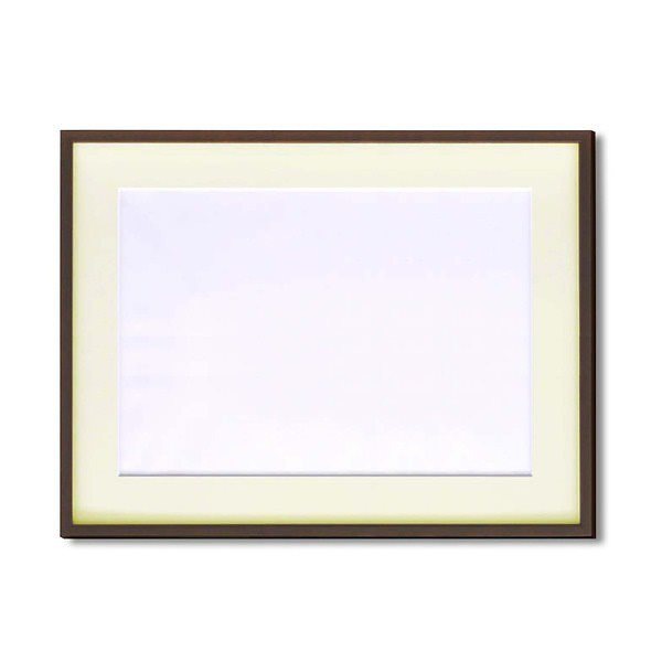 水彩額縁/フレーム [F8号/ブラウン] 壁掛けひも/アクリル/マット付き 化粧箱入り 5767 11,194円