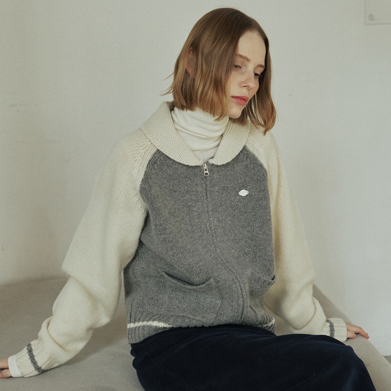 COWICHAN RAGLAN KNIT_2 colors