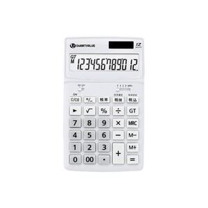 （業務用5セット）ジョインテックス 小型電卓 ホワイト K072J