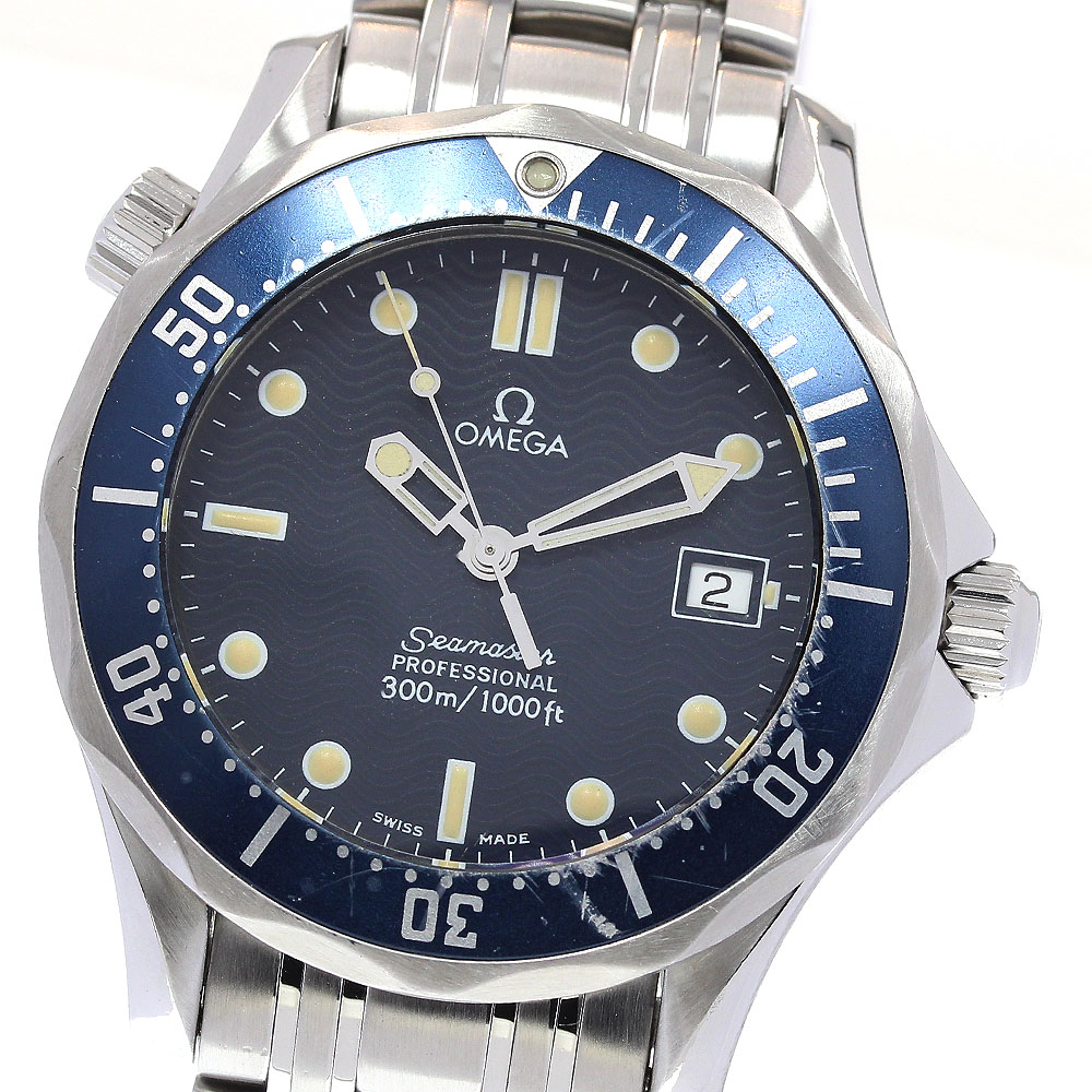 オメガ OMEGA 2561.80 シーマスター300 プロフェッショナル デイト クォーツ ボーイズ _831598【中古】