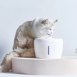 ペット 自動給水器 犬 猫 水飲み器 2L 循環式 静音 ろ過フィルター 噴水 滝 おしゃれ いぬ