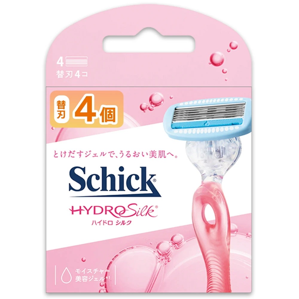 Qoo10] Schick(シック) ハイドロシルク 替刃 4個 女性用 カミ