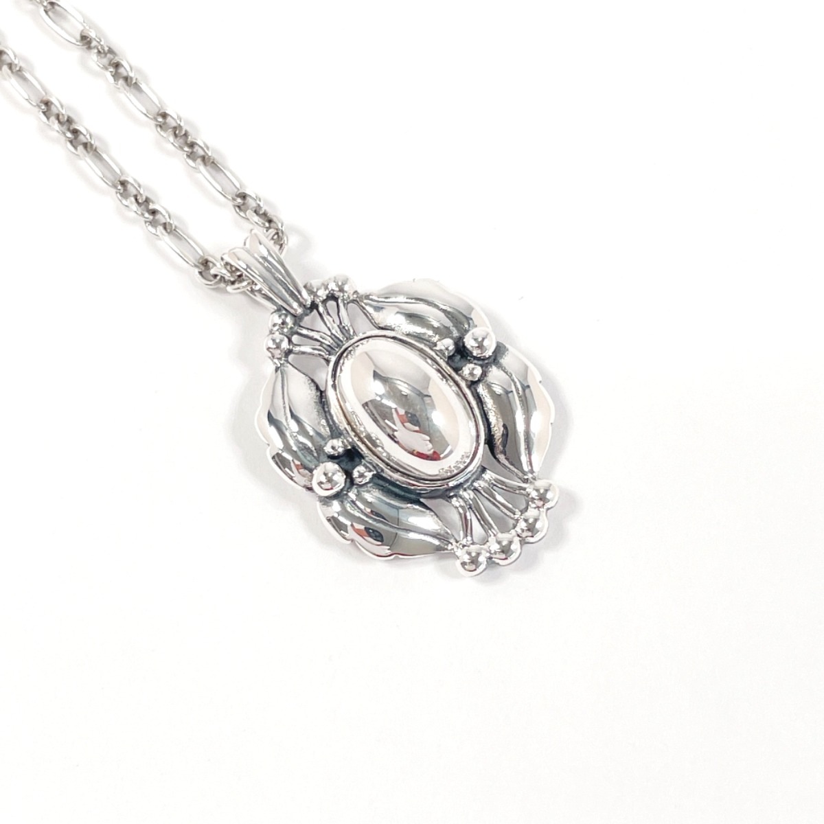 Georg Jensen ヘリテージ コレクション イヤーペンダント 2000 ネックレス シルバー シルバー925 ユニセックス