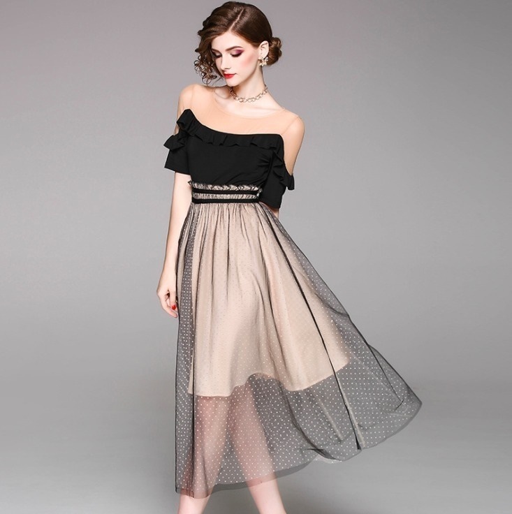 人気の 結婚式パーティドレスバイカラー チュール ドレス 秋新作 ワンピドレス ワンピース 40代 30代 代 お呼ばれ 結婚式二次会 結婚式ドレス パーティドレス ドレス サイズ L Www Pulse Orange Cm