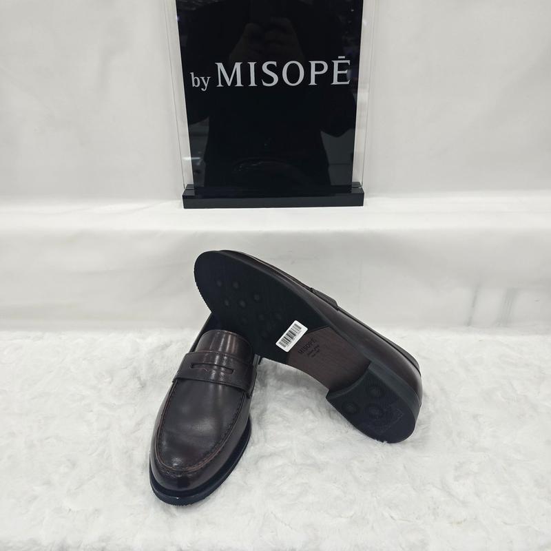 By メンズ クラシック ペニーローファー 122HT219SH003 MBROWN 4 JJ