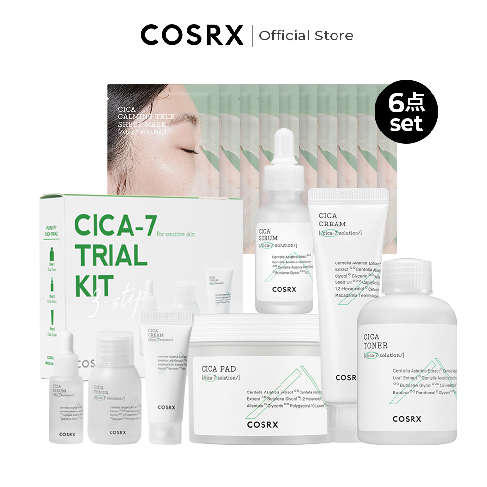 Qoo10] COSRX ピュアフィットシカフルチャージ6点セット