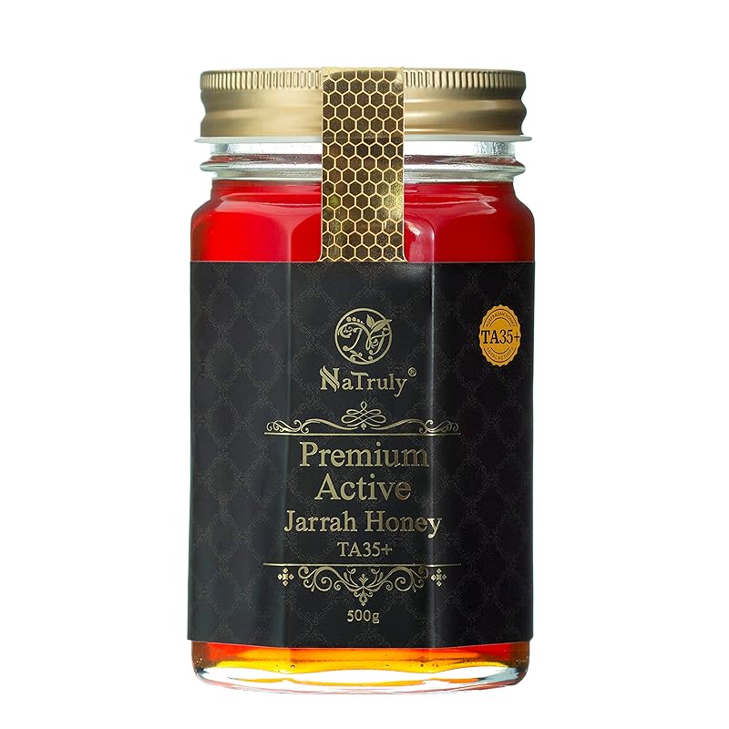 NaTruly（ナトゥリー）プレミアム アクティブ ジャラハニー TA35+ 500g 正規品 ガラス瓶 非加熱 生はちみつ オーストラリア産