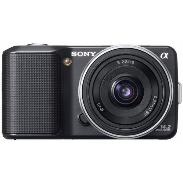 【中古】ソニー SONY NEX-3 薄型広角レンズキット ブラック NEX-3A/B