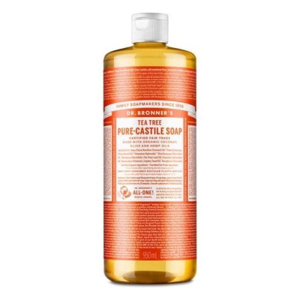 ドクターブロナーズ ティーツリー ピュア カスティルソープ 950ml_YR (贈呈品なくなり次第贈呈終了)