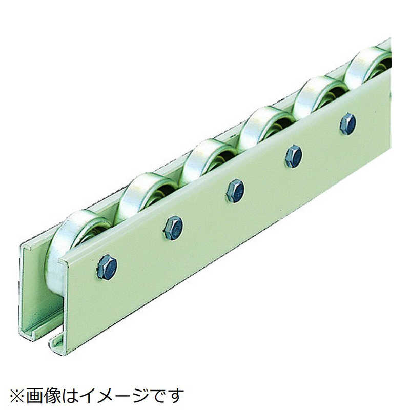 トラスコ中山　ホイールコンベヤ プレス製Φ38X12 P75XL2000　V38S752000