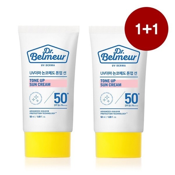 1+1 ドクターベルマー UVダーマ ノンコメド トーンアップ 日焼け止め 50ml 4,614円