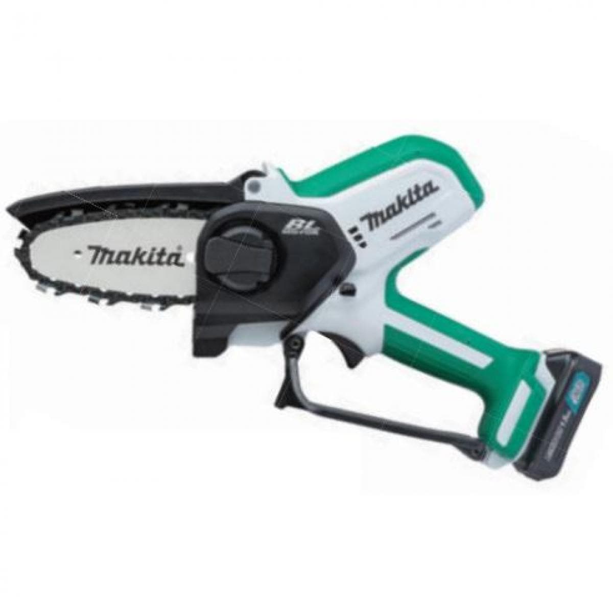 マキタ makita 充電式ハンディソー MUC100DWHG バッテリBL1015+充電器DC10WC付 ガイドバー長100mm チェーン形式80TXL-26E 10.8V対応
