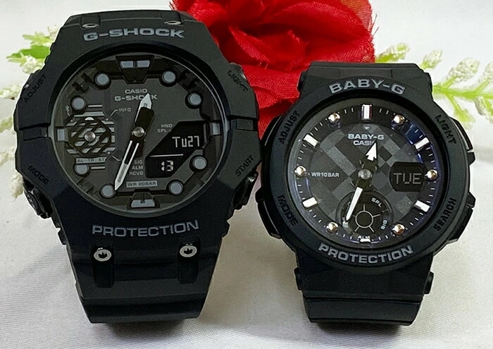 恋人たちのGショック ペアウオッチ G-SHOCK BABY-G ペア腕時計 カシオ 2本セット 電池式 アナデジ GA-B001-1AJF BGA-250-1AJF 人気 婚約　夫婦 高級　ク 23,287円