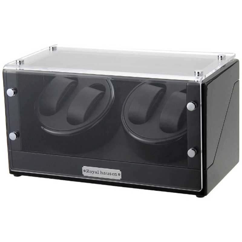 ロイヤルハウゼン　4本巻き自動巻き上げ機　GC03-D102BB (ブラック)