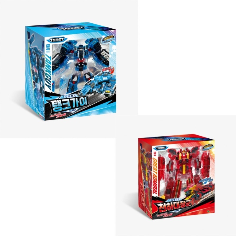 トボット/TOBOT/2種ロボットコレクション/タンクガイ/天下大将軍/クリスタル/クリアバージョン/スペシャルパック/ロボット/合体ロボット/変身ロボット/韓国ロボット/2024/新型