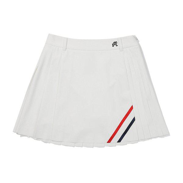 [マルボン公式] バンド プリーツ スカート OFF WHITE (WOMAN)