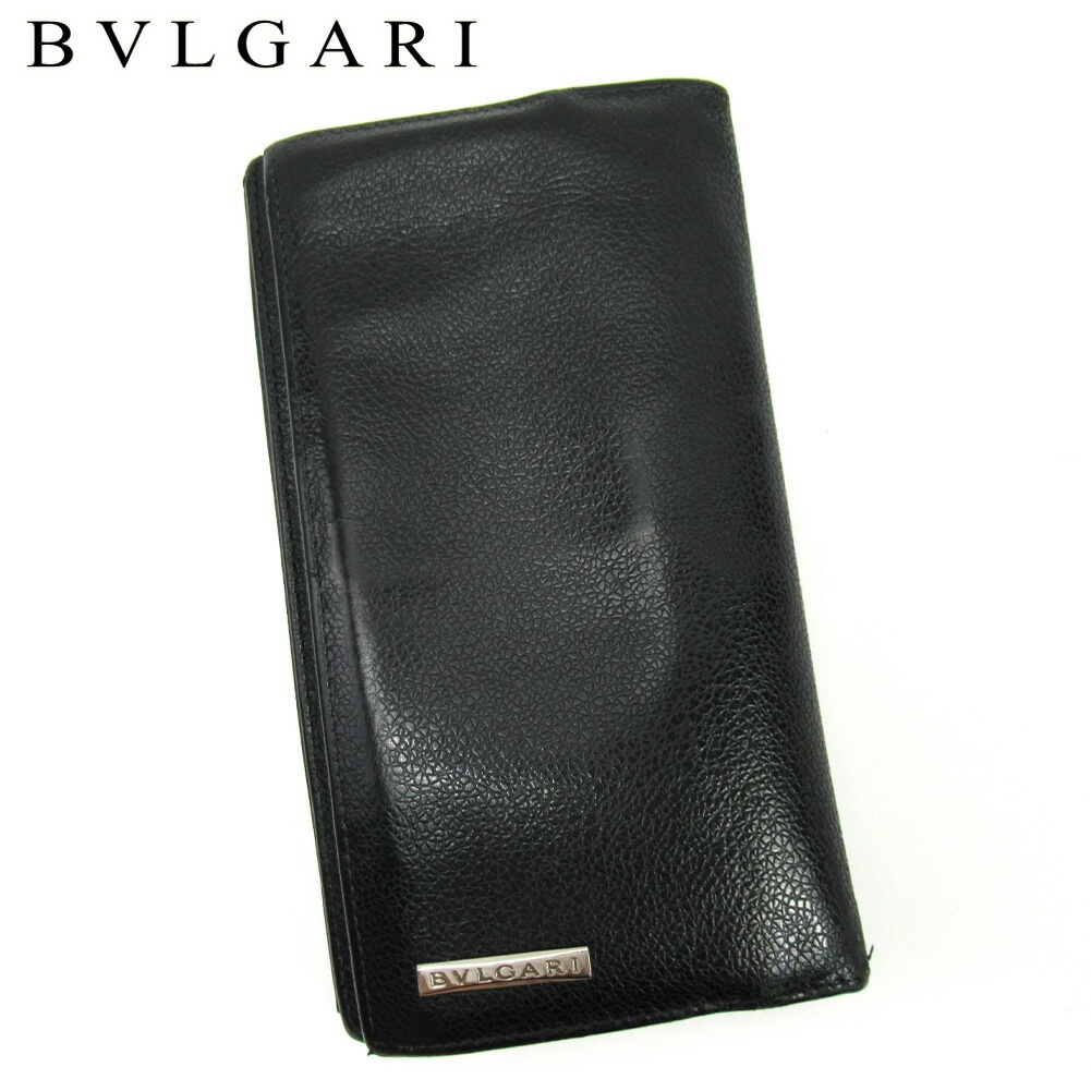 長財布 ファスナー付き 長財布 レディース メンズ ブラック 中古