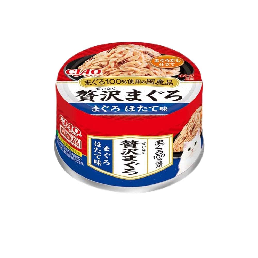 CIAO (チャオ) 贅沢まぐろ まぐろ ほたて味 24個セット